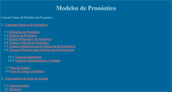 Desktop Screenshot of modelosdepronosticos.info